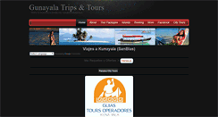 Desktop Screenshot of gunayalatrips.com